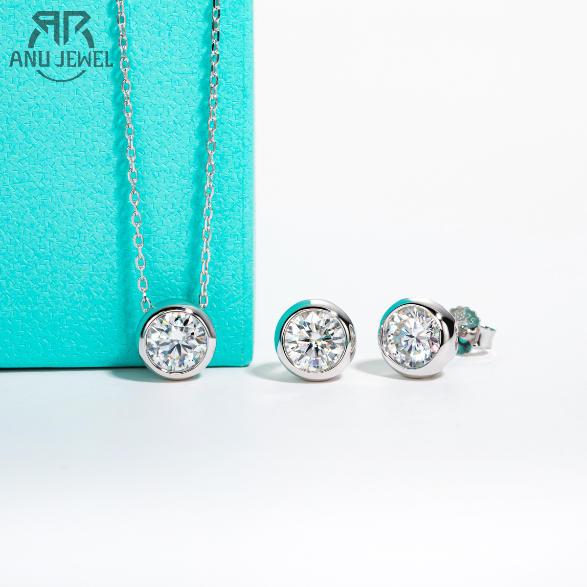 AnuJewel D Color Moissanite Be - Ansi Chain 评论和价格