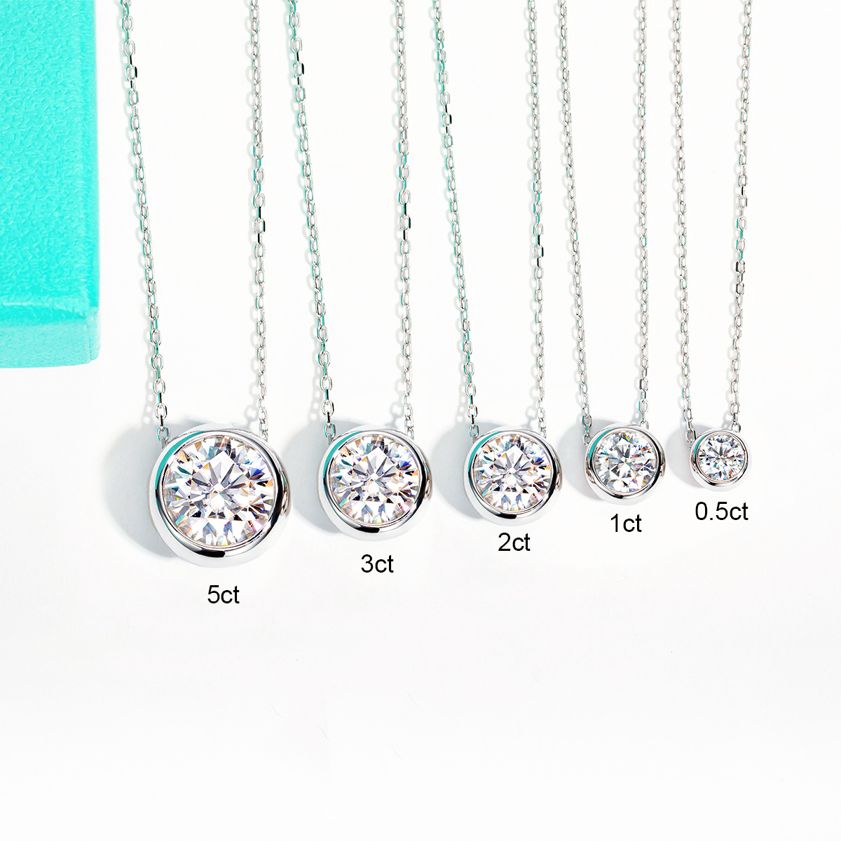 AnuJewel D Color Moissanite Be - Ansi Chain 评论和价格
