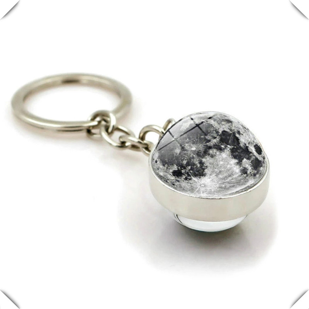 Glass Ball Car Key Chain Earth - Xcm Chain 评论和价格